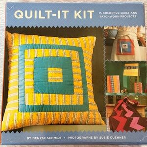 Quilt-It Kit “New in Box” 15 Colorful Quilt & Patchwork Projects. Denyse Schmidt